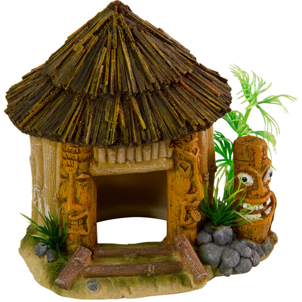 AQUA-FIT Polyresin Tiki Hut