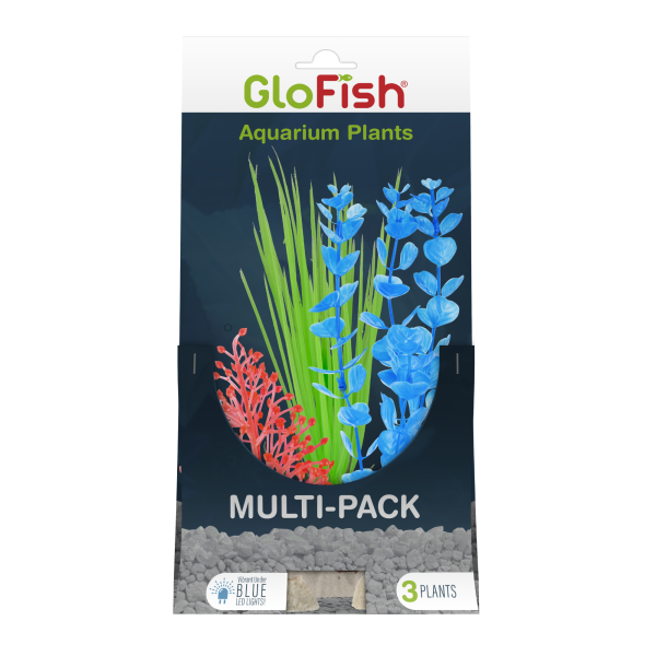 /Tetra GloFish Plant Multipack Sm/Med/Lrg 3pk