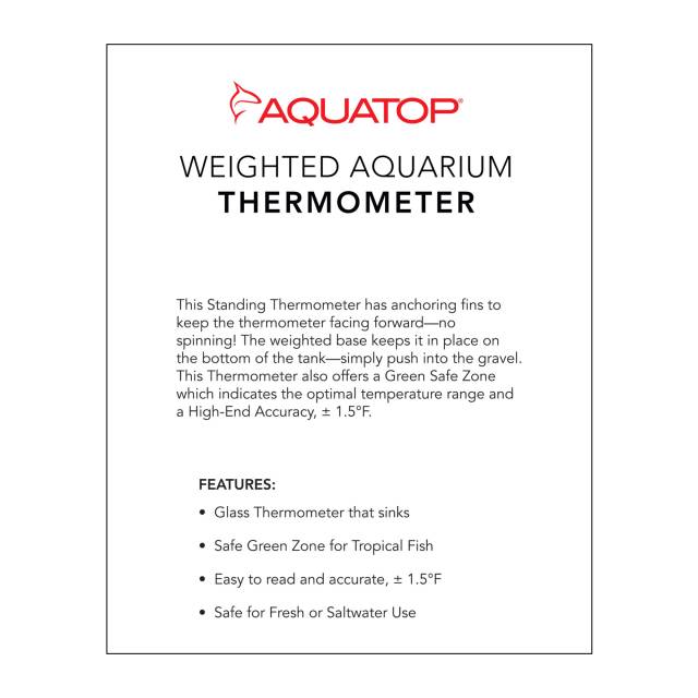 Aquatop Weighted Thermometer
