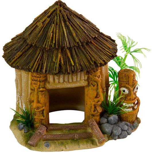 AQUA-FIT Polyresin Tiki Hut