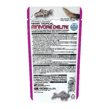 Hikari Minivore Delite Sinking Pellet