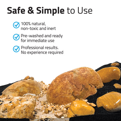 Fluval Yellowstone Aquascaper Natural Rock & Sand Décor - Nano Set - 11 kg (24 lb)