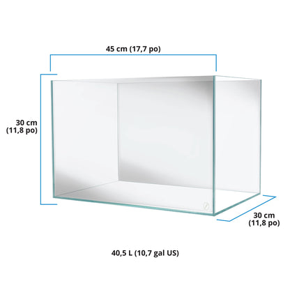Fluval Visi-White 45P Aquarium Tank - 10.7 US Gal / 40.5 L