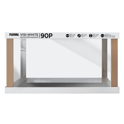 Fluval Visi-White 90P Aquarium Tank - 53.6 US Gal / 202.5 L