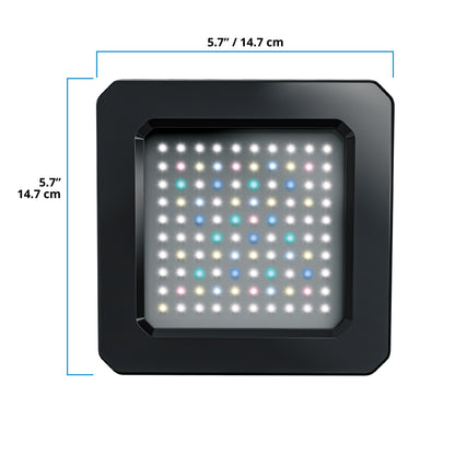 Fluval Plant 4.0 Nano LED for Nano & Desktop Aquariums - 20W - 5.7x5.7 in (14.7 x 14.7 cm)