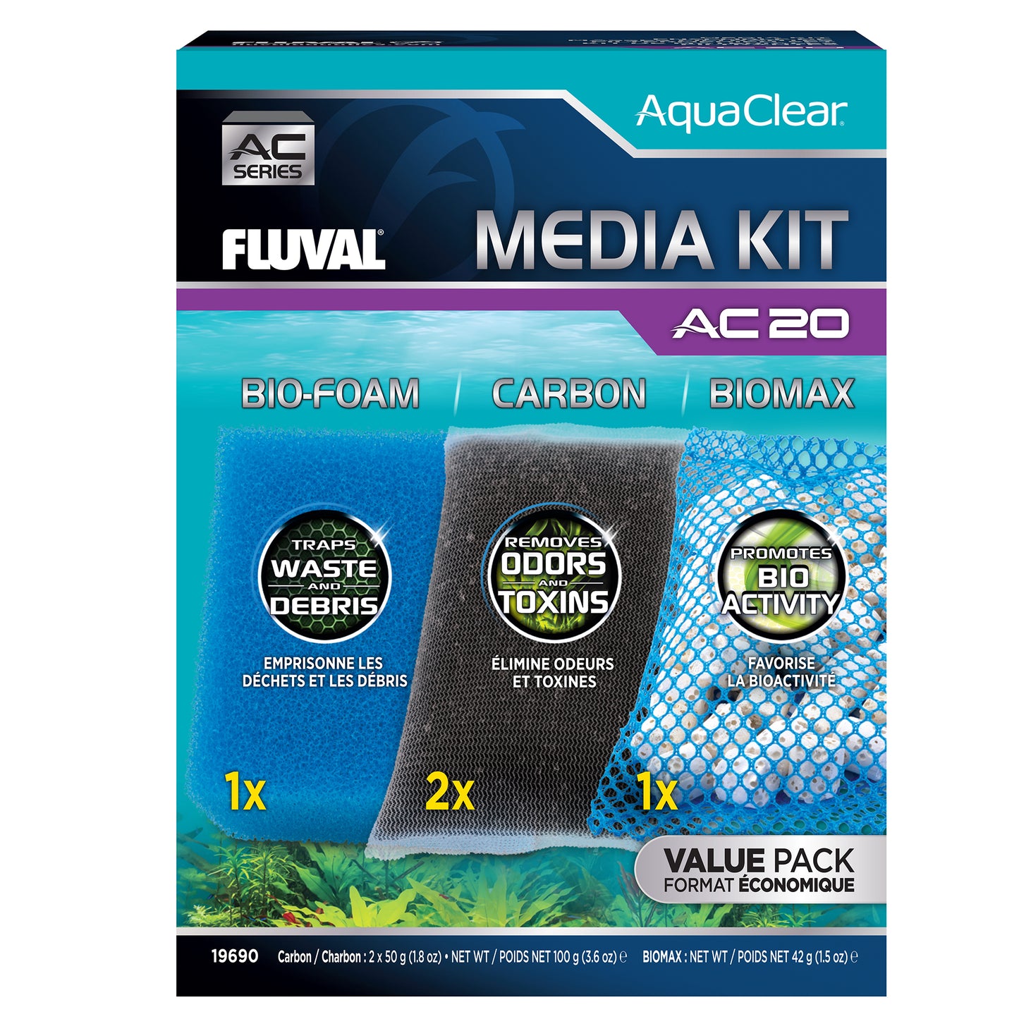 Media Maintenance Kit for AquaClear Power Filter