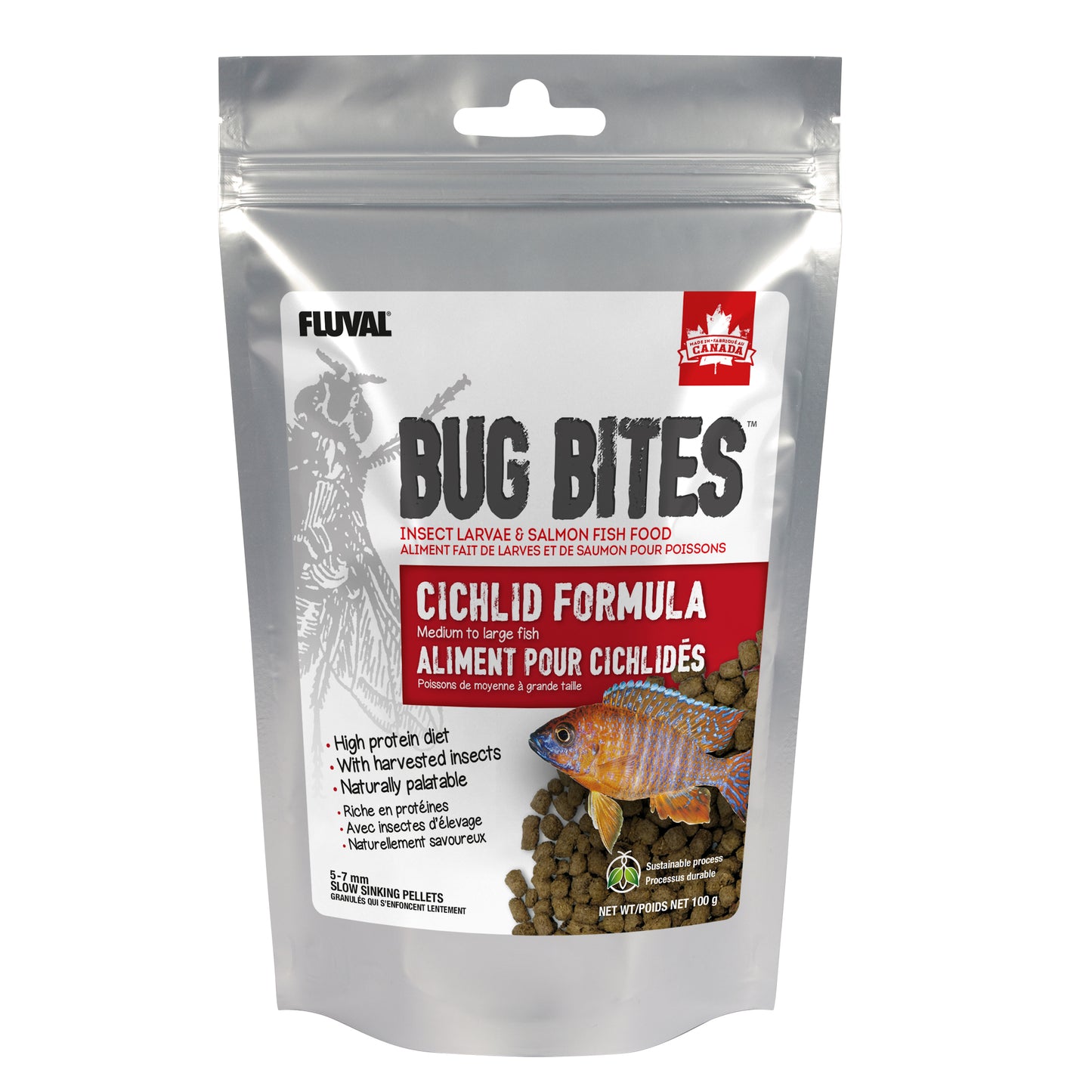 Fluval Bug Bites Cichlid Pellet Medium/Large