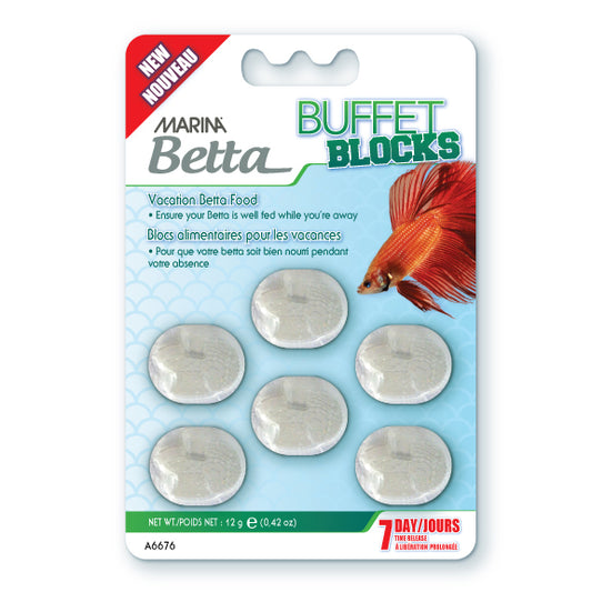 Marina Betta Vacation Block Food, 12g
