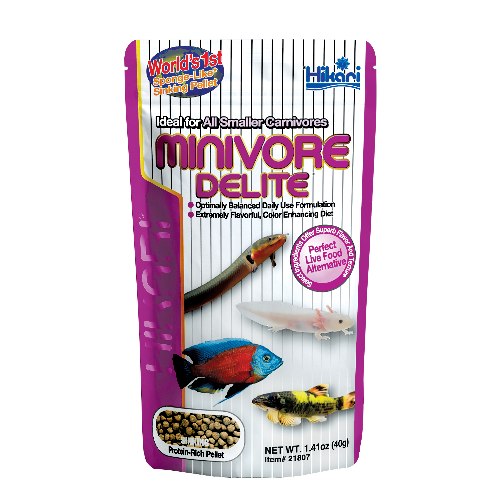 Hikari Minivore Delite Sinking Pellet