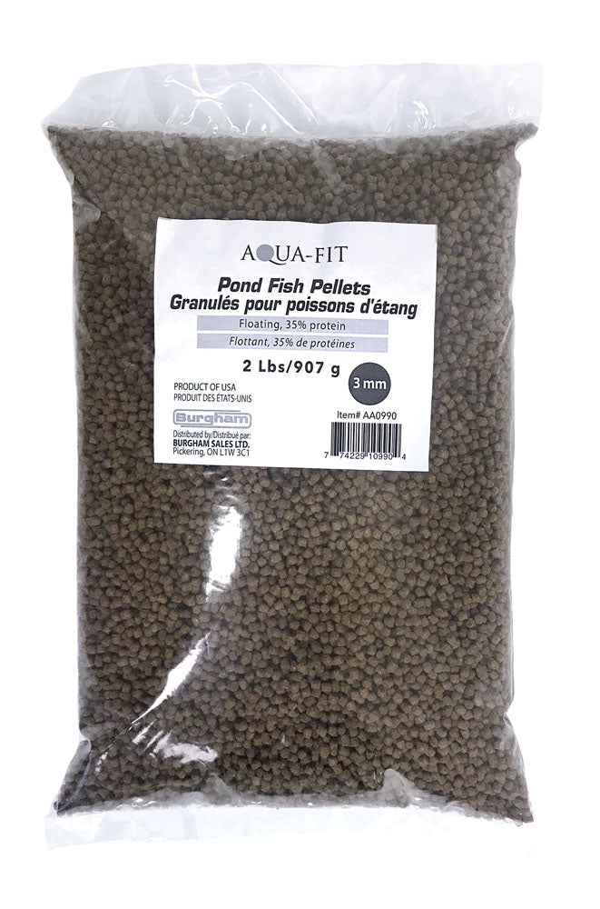 AQUA-FIT Pond Fish Pellets 3.0 mm 2lb