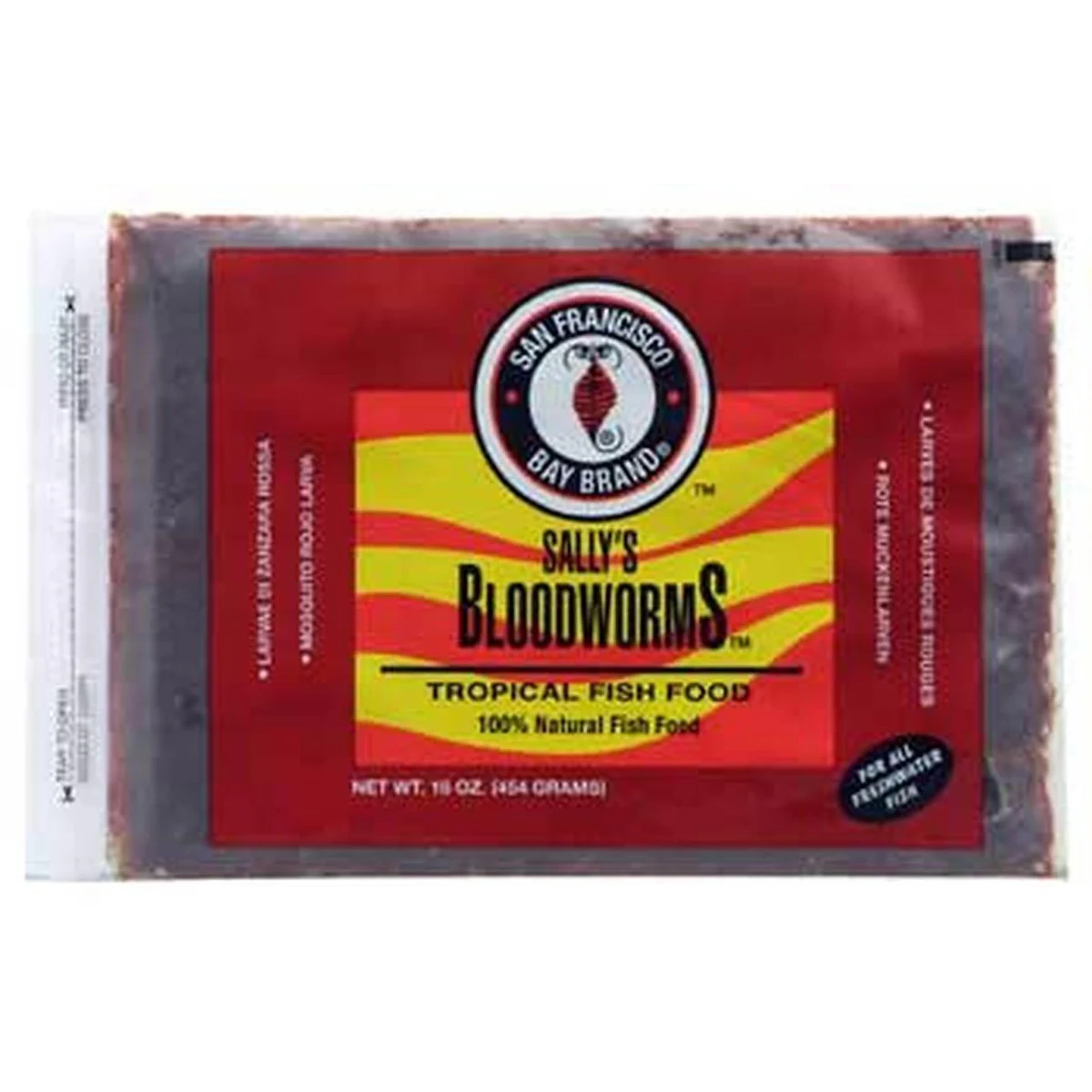 San Fransisco Frozen Blood Worms Flat 16oz