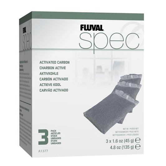 Fluval Flex/Spec/Evo replacement carbon, 3-pack