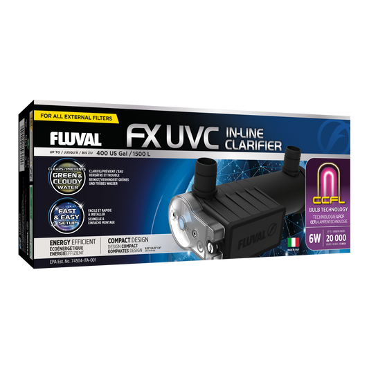 Fluval FX UVC In Line Clarifier