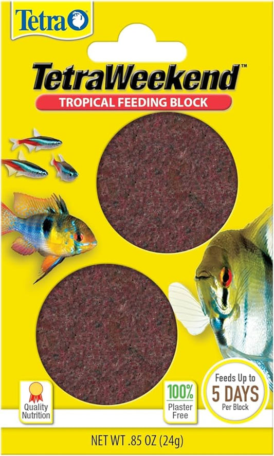 Tetra Weekend feeding block, slow-release fish food