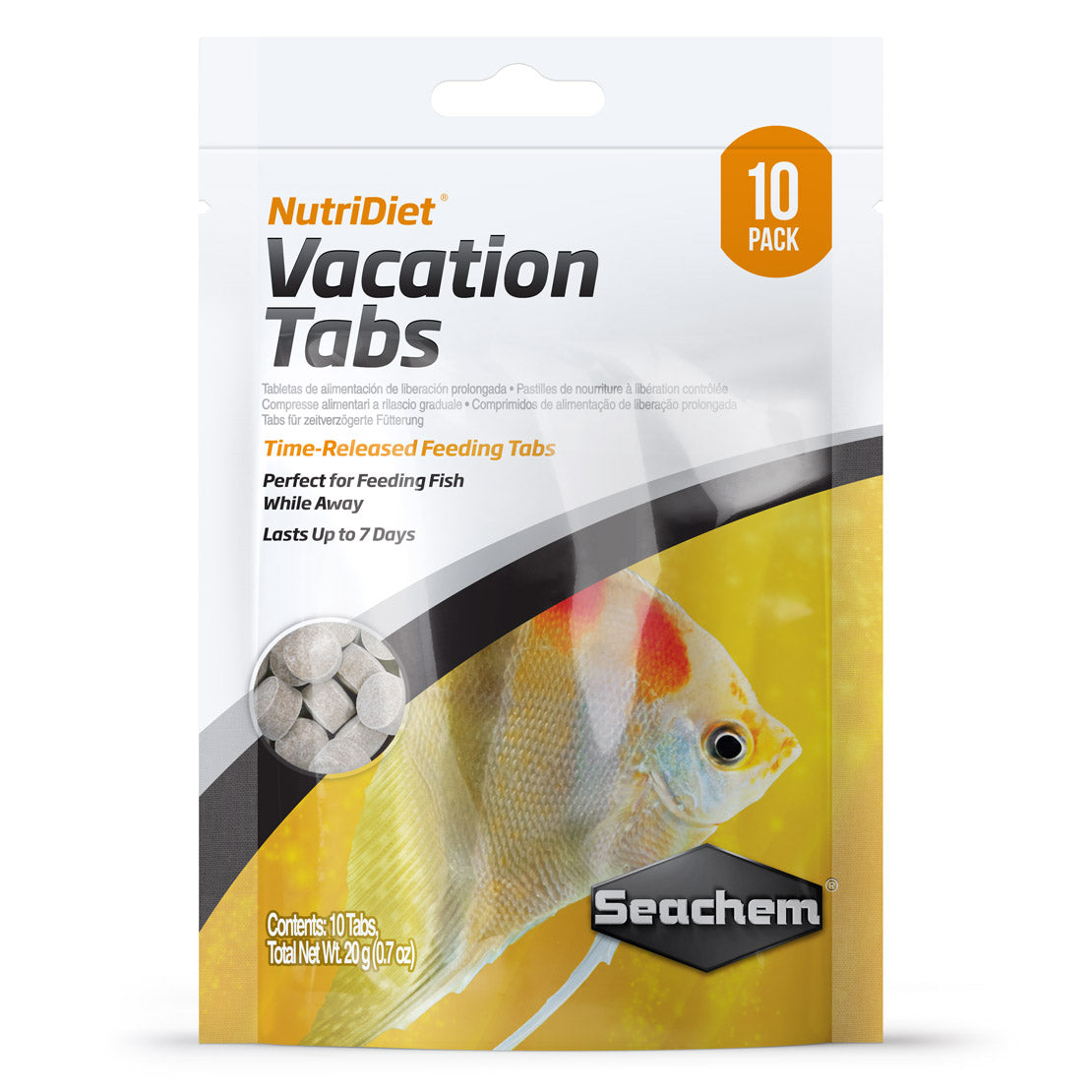 Seachem NutriDiet® Vacation Tabs 10 Pack